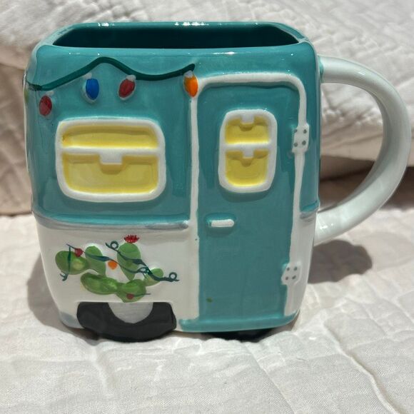 Tag RV Camper Christmas Coffee Mug Ceramic dishwasher Safe - Picture 1 of 6